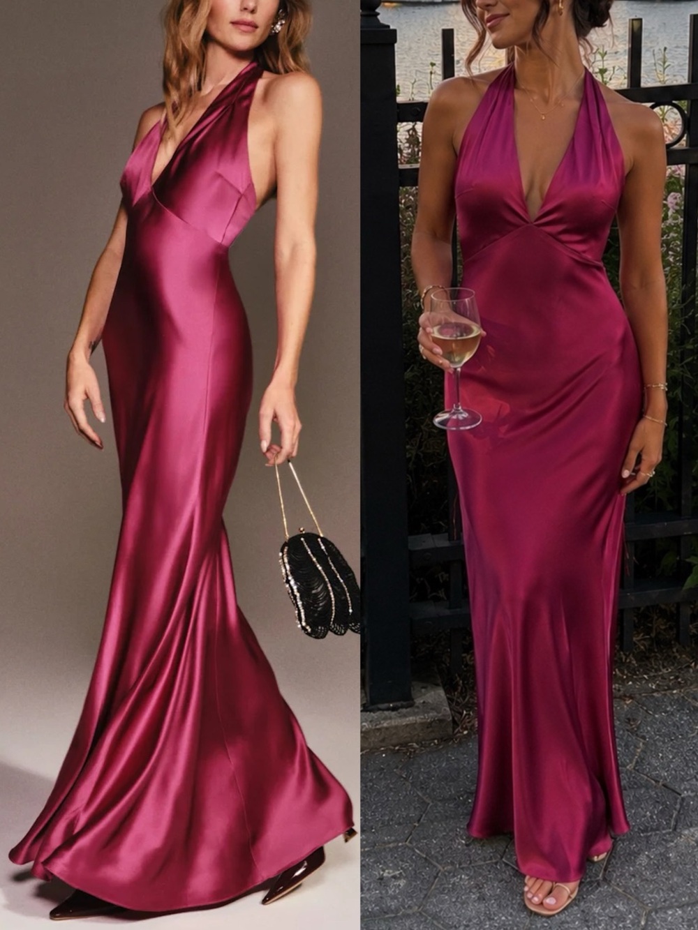 Reformation Daniela Silk Dress